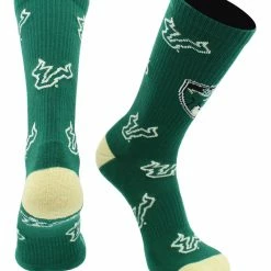 TCK USF Bulls Socks University Of South Florida Bulls Mayhem Crew Socks