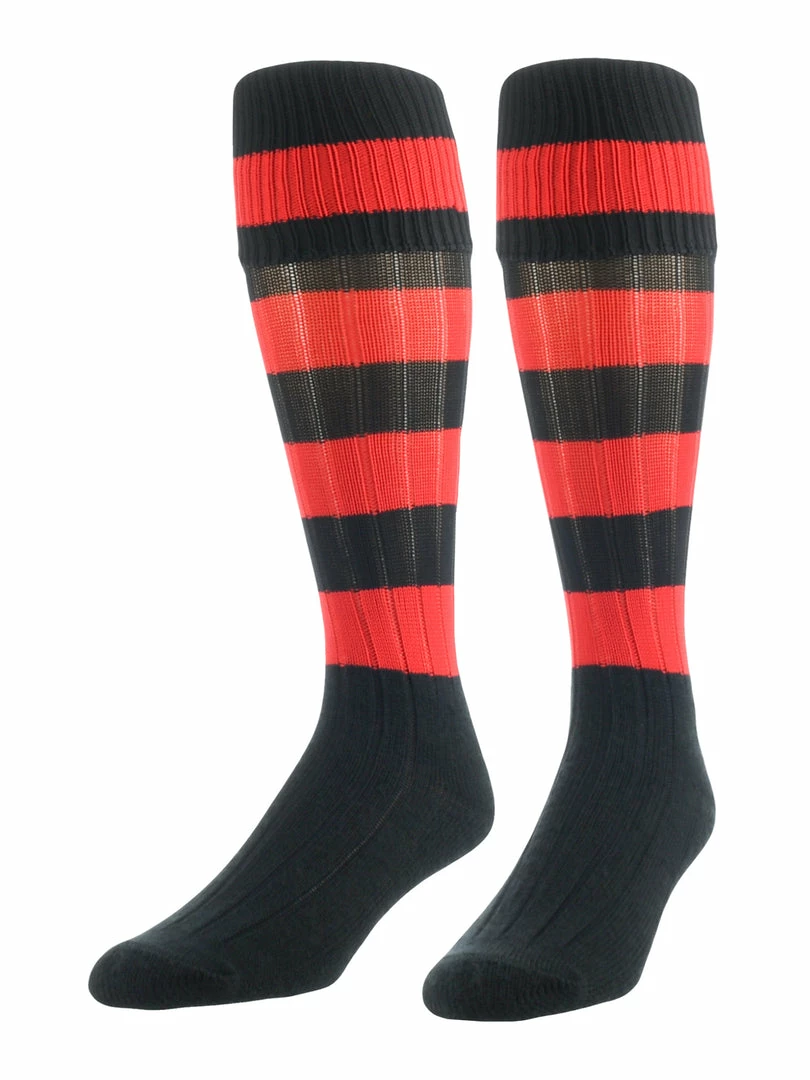 Best deal ๐งจ TCK Hoop Rugby ๐งฆ Socks With Stripes For Men Soccer ๐งฆ Socks ๐ 6 TCK Hoop Rugby Socks With Stripes For Men Soccer Socks