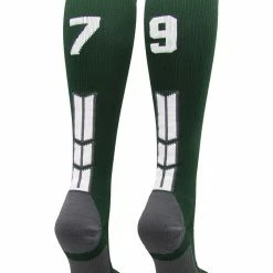 Best Pirce ๐ MadSportsStuff Dark Green Player ID Custom Number Over The Calf ๐งฆ Socks For ๐ฅ Softball โพ Baseball Football Boys And ๐ง Girls ๐ฅ Softball ๐งฆ Socks ๐คฉ 156 MadSportsStuff Dark Green Player ID Custom Number Over The Calf Socks For Softball Baseball Football Boys And Girls Softball Socks