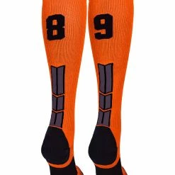 Best Sale ๐ MadSportsStuff ๐ฅ Softball ๐งฆ Socks Orange And Black Player ID Custom Number Over The Calf ๐งฆ Socks For ๐ฅ Softball โพ Baseball Football Boys And ๐ง Girls โญ 146 MadSportsStuff Softball Socks Orange And Black Player ID Custom Number Over The Calf Socks For Softball Baseball Football Boys And Girls