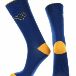 TCK All Schools West Virginia Mountaineers Dress Socks Dean's List Crew Length Socks