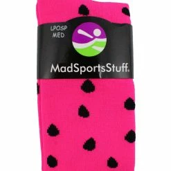 MadSportsStuff Neon Watermelon Athletic Over The Calf Socks