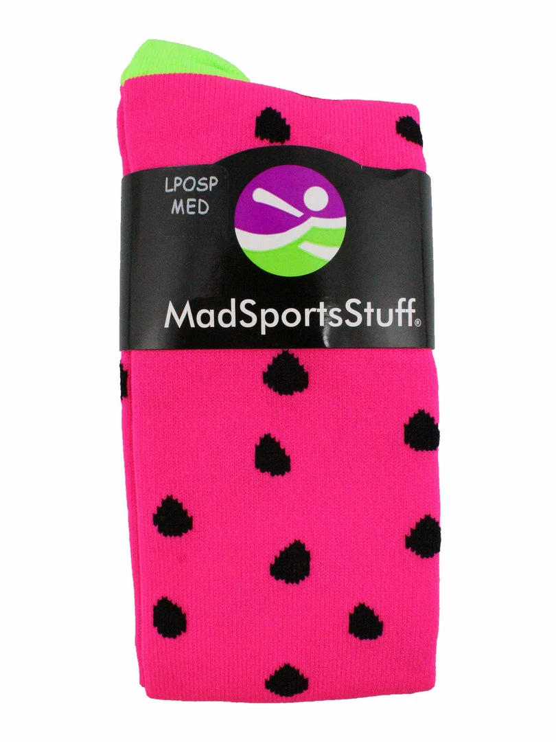 Top 10 ๐ MadSportsStuff Neon Watermelon Athletic Over The Calf ๐งฆ Socks ๐ 2 MadSportsStuff Neon Watermelon Athletic Over The Calf Socks