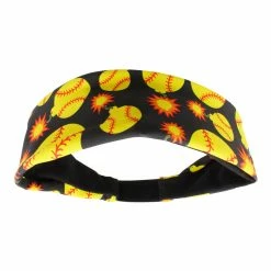 MadSportsStuff Softball Bomber Headband With Softball Bomb Logos Headbands