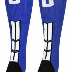 Brand new ๐ฅฐ MadSportsStuff Royal Player ID Custom Number Over The Calf ๐งฆ Socks For ๐ฅ Softball โพ Baseball Football Boys And ๐ง Girls ๐ 145 MadSportsStuff Royal Player ID Custom Number Over The Calf Socks For Softball Baseball Football Boys And Girls