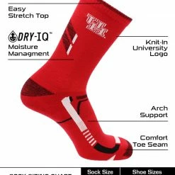 Discount โ๏ธ TCK Houston Cougars ๐งฆ Socks University Of Houston Cougars Champion Crew ๐งฆ Socks All Schools ๐ 7 TCK Houston Cougars Socks University Of Houston Cougars Champion Crew Socks All Schools