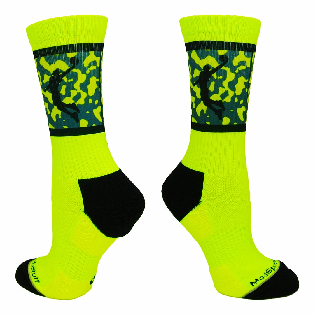 Wholesale โ๏ธ MadSportsStuff ๐ Basketball ๐งฆ Socks With Player On Camo Crew ๐งฆ Socks ๐ 5 MadSportsStuff Basketball Socks With Player On Camo Crew Socks