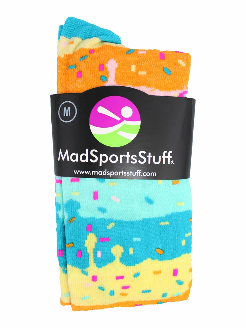 Deals โค๏ธ MadSportsStuff Rainbow Sprinkles ๐งฆ Socks Over The Calf Length ๐ 2 MadSportsStuff Rainbow Sprinkles Socks Over The Calf Length