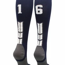 Best Sale ๐คฉ MadSportsStuff Navy Player ID Custom Number Over The Calf ๐งฆ Socks For ๐ฅ Softball โพ Baseball Football Boys And ๐ง Girls โจ 172 MadSportsStuff Navy Player ID Custom Number Over The Calf Socks For Softball Baseball Football Boys And Girls