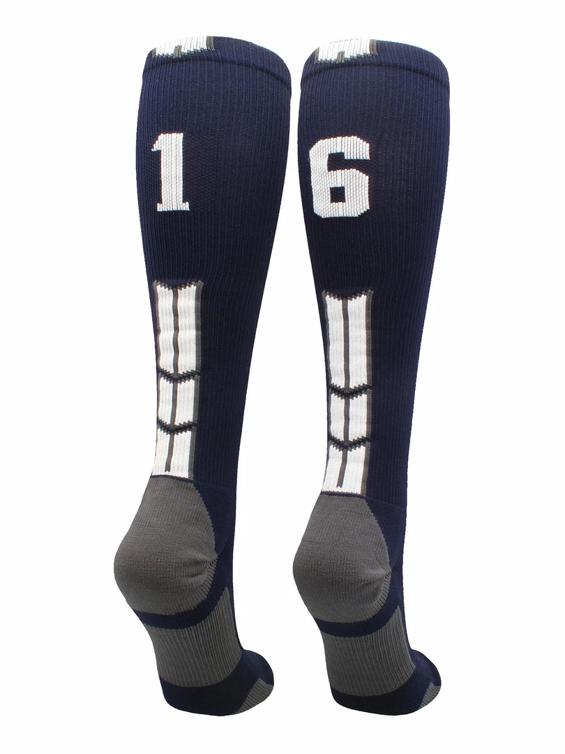 Best Sale ๐คฉ MadSportsStuff Navy Player ID Custom Number Over The Calf ๐งฆ Socks For ๐ฅ Softball โพ Baseball Football Boys And ๐ง Girls โจ 65 MadSportsStuff Navy Player ID Custom Number Over The Calf Socks For Softball Baseball Football Boys And Girls