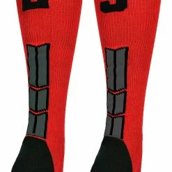 Wholesale π₯° MadSportsStuff βΎ Baseball 𧦠Socks Red And Black Player ID Custom Number Over The Calf 𧦠Socks For π₯ Softball βΎ Baseball Football Boys And π§ Girls π 185 MadSportsStuff Baseball Socks Red And Black Player ID Custom Number Over The Calf Socks For Softball Baseball Football Boys And Girls