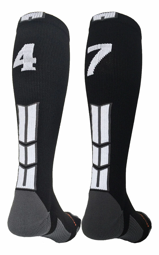 Outlet โ MadSportsStuff ๐ฅ Softball ๐งฆ Socks Black Player ID Custom Number Over The Calf ๐งฆ Socks For ๐ฅ Softball โพ Baseball Football Boys And ๐ง Girls ๐ 83 MadSportsStuff Softball Socks Black Player ID Custom Number Over The Calf Socks For Softball Baseball Football Boys And Girls