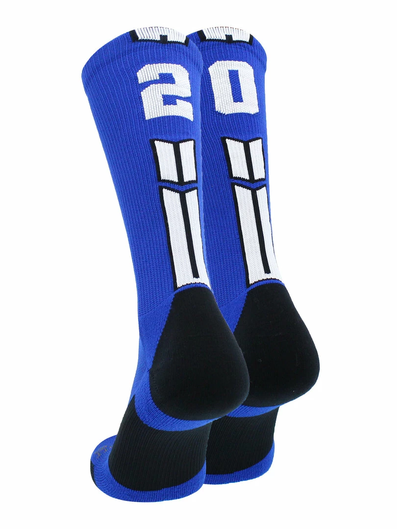 Budget ๐คฉ MadSportsStuff Volleyball ๐งฆ Socks Royal Player ID Custom Number Crew ๐งฆ Socks For ๐ Basketball Lacrosse Volleyball Boys And ๐ง Girls ๐ 58 MadSportsStuff Volleyball Socks Royal Player ID Custom Number Crew Socks For Basketball Lacrosse Volleyball Boys And Girls