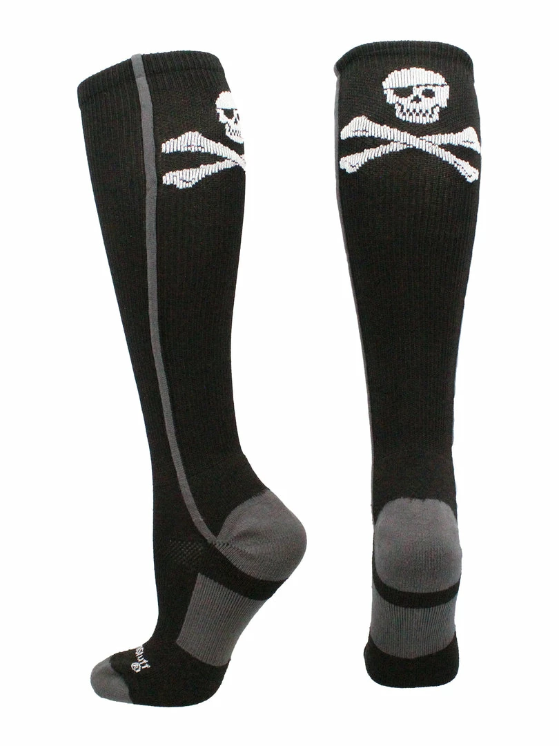 Flash Sale 🧨 MadSportsStuff Pirate Skull And Crossbones (Jolly Roger) Over The Calf 🧦 Socks ⚾ Baseball 🧦 Socks ⌛ 1 MadSportsStuff Pirate Skull And Crossbones (Jolly Roger) Over The Calf Socks Baseball Socks