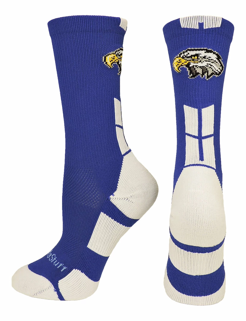 Best Pirce 🤩 MadSportsStuff Eagles Logo Athletic Crew 🧦 Socks (multiple Colors) ❤️ 9 MadSportsStuff Eagles Logo Athletic Crew Socks (multiple Colors)