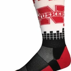 TCK Nebraska Cornhuskers Socks Frequency Crew
