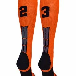 Best Sale ๐ MadSportsStuff ๐ฅ Softball ๐งฆ Socks Orange And Black Player ID Custom Number Over The Calf ๐งฆ Socks For ๐ฅ Softball โพ Baseball Football Boys And ๐ง Girls โญ 185 MadSportsStuff Softball Socks Orange And Black Player ID Custom Number Over The Calf Socks For Softball Baseball Football Boys And Girls