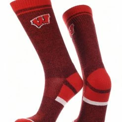 TCK Wisconsin Badgers Socks Victory Parade Crew Length All Schools