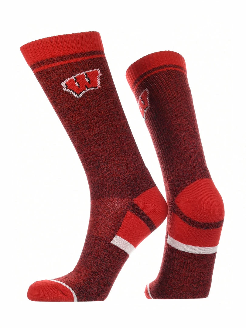 New ๐ TCK Wisconsin Badgers ๐งฆ Socks Victory Parade Crew Length All Schools ๐ 2 TCK Wisconsin Badgers Socks Victory Parade Crew Length All Schools