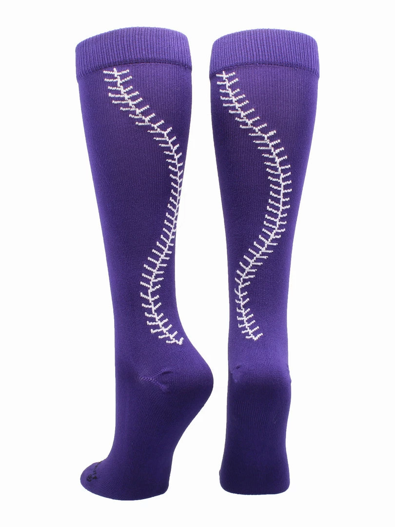 Buy ๐ MadSportsStuff ๐ฅ Softball ๐งฆ Socks With Stitches - For ๐ง Girls Or ๐ฉ Women - Knee High Length ๐ฅฐ 22 MadSportsStuff Softball Socks With Stitches - For Girls Or Women - Knee High Length