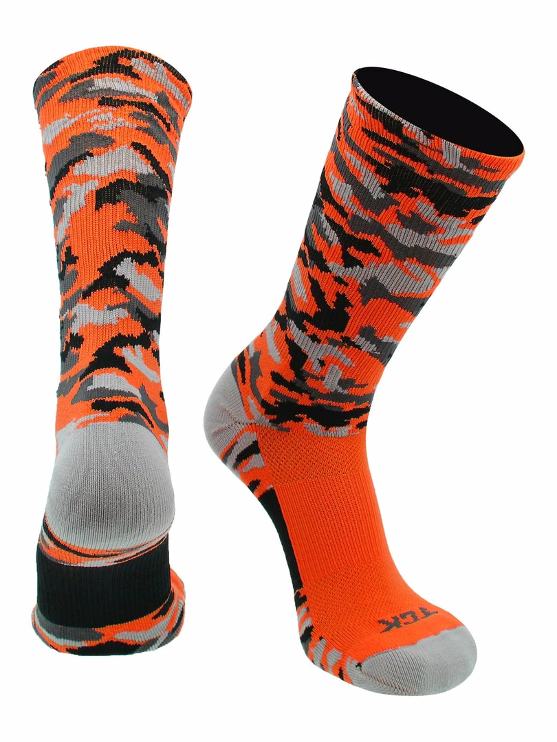 Flash Sale ๐ Basketball ๐งฆ Socks TCK Sports Elite Woodland Camo Performance Crew ๐งฆ Socks ๐ 7 Basketball Socks TCK Sports Elite Woodland Camo Performance Crew Socks