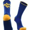 TCK West Virginia Mountaineers Socks Campus Legend Crew Length