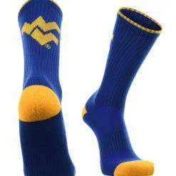 TCK West Virginia Mountaineers Socks Campus Legend Crew Length