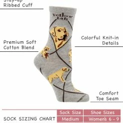 Best reviews of โ WHD Yellow Lab ๐งฆ Socks For ๐ฉ Women Gift For ๐ Dog Lovers Crazy ๐งฆ Socks - Crew โค๏ธ 7 WHD Yellow Lab Socks For Women Gift For Dog Lovers Crazy Socks - Crew