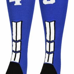 Brand new ๐ฅฐ MadSportsStuff Royal Player ID Custom Number Over The Calf ๐งฆ Socks For ๐ฅ Softball โพ Baseball Football Boys And ๐ง Girls ๐ 161 MadSportsStuff Royal Player ID Custom Number Over The Calf Socks For Softball Baseball Football Boys And Girls