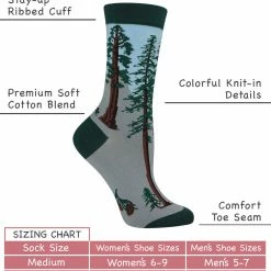 WHD Conifer Tree Socks For Women Gift For Tree Lovers