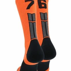 Flash Sale β MadSportsStuff Orange And Black Player ID Custom Number Crew 𧦠Socks For π Basketball Lacrosse Volleyball Boys And π§ Girls β 135 MadSportsStuff Orange And Black Player ID Custom Number Crew Socks For Basketball Lacrosse Volleyball Boys And Girls