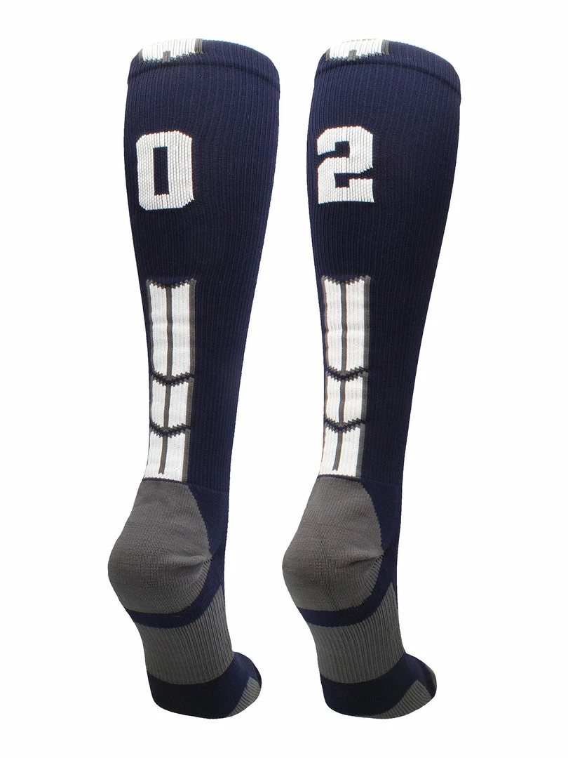 Best Sale ๐คฉ MadSportsStuff Navy Player ID Custom Number Over The Calf ๐งฆ Socks For ๐ฅ Softball โพ Baseball Football Boys And ๐ง Girls โจ 79 MadSportsStuff Navy Player ID Custom Number Over The Calf Socks For Softball Baseball Football Boys And Girls
