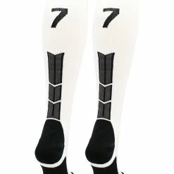Flash Sale ๐ MadSportsStuff White Player ID Custom Number Over The Calf ๐งฆ Socks For ๐ฅ Softball โพ Baseball Football Boys And ๐ง Girls ๐ฅ Softball ๐งฆ Socks ๐ 156 MadSportsStuff White Player ID Custom Number Over The Calf Socks For Softball Baseball Football Boys And Girls Softball Socks