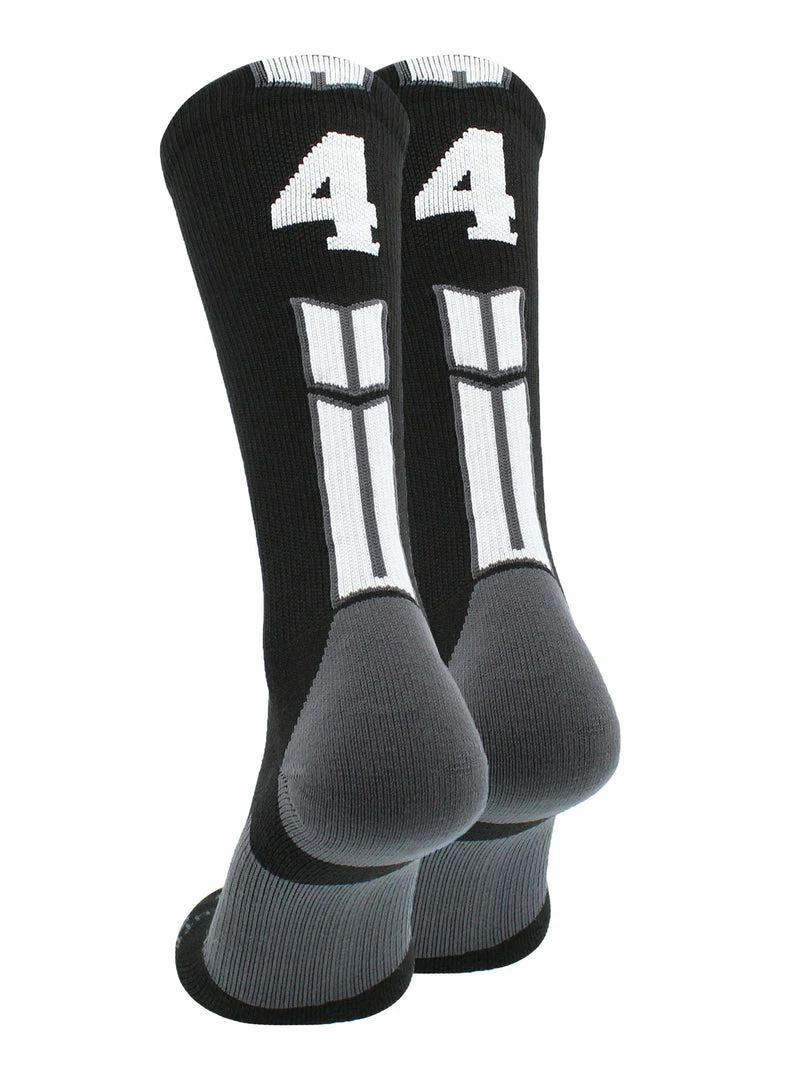 Outlet ๐งจ MadSportsStuff Black Player ID Custom Number Crew ๐งฆ Socks For ๐ Basketball Lacrosse Volleyball Boys And ๐ง Girls Volleyball ๐งฆ Socks ๐ฏ 85 MadSportsStuff Black Player ID Custom Number Crew Socks For Basketball Lacrosse Volleyball Boys And Girls Volleyball Socks
