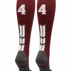 Best Sale ๐ MadSportsStuff Maroon Player ID Custom Number Over The Calf ๐งฆ Socks For ๐ฅ Softball โพ Baseball Football Boys And ๐ง Girls ๐ฅ Softball ๐งฆ Socks ๐ 189 MadSportsStuff Maroon Player ID Custom Number Over The Calf Socks For Softball Baseball Football Boys And Girls Softball Socks