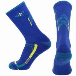 TCK All Schools UNC Wilmington Seahawks Socks University Of North Carolina Wilmington Seahawks Champion Crew Socks