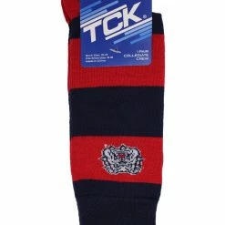 TCK Fresno State Bulldogs Socks Game Day Striped Crew Socks All Schools