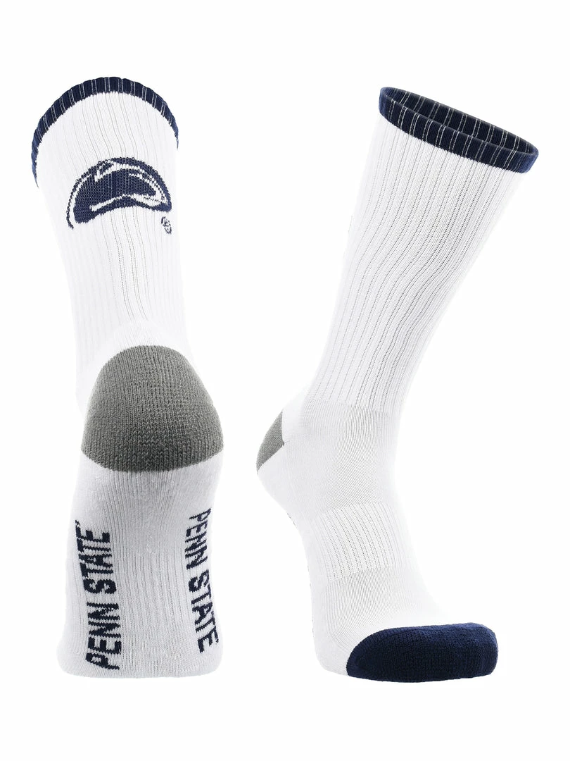 Best deal ๐ TCK Penn State Nittany Lions ๐งฆ Socks Basic Crew White ๐งฆ Socks All Schools ๐คฉ 4 TCK Penn State Nittany Lions Socks Basic Crew White Socks All Schools