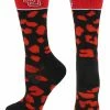 TCK Utah Utes Socks Womens Savage Crew Socks