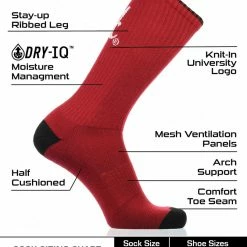 Buy ๐ TCK All Schools Alabama Crimson Tide ๐งฆ Socks Campus Legend Crew Length ๐ 6 TCK All Schools Alabama Crimson Tide Socks Campus Legend Crew Length