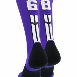 Brand new ๐ฅฐ MadSportsStuff Purple Player ID Custom Number Crew ๐งฆ Socks For ๐ Basketball Lacrosse Volleyball Boys And ๐ง Girls ๐ 115 MadSportsStuff Purple Player ID Custom Number Crew Socks For Basketball Lacrosse Volleyball Boys And Girls
