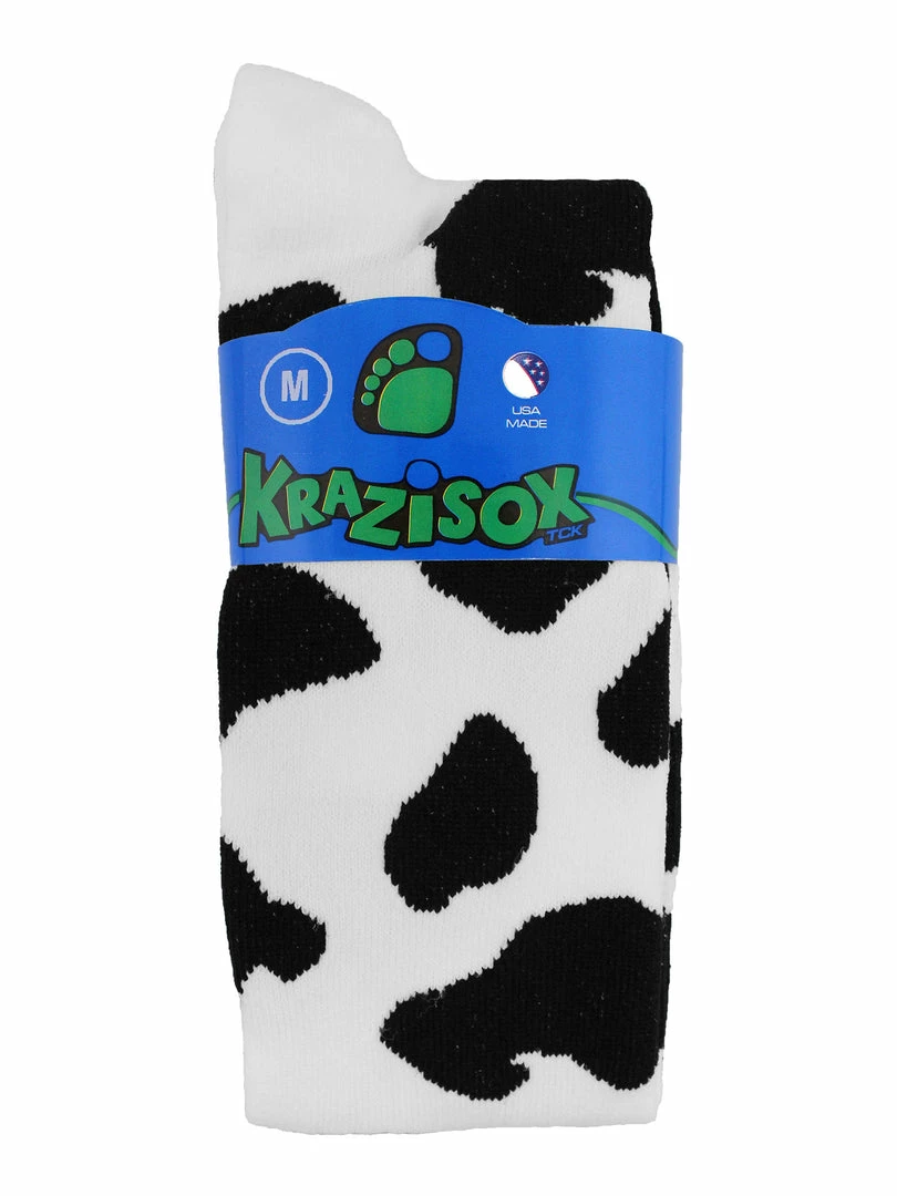 Budget ๐ TCK ๐ฅ Softball ๐งฆ Socks Krazisox Cow Print Over The Calf ๐งฆ Socks ๐งจ 2 TCK Softball Socks Krazisox Cow Print Over The Calf Socks