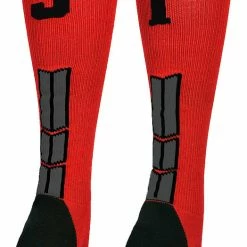 Wholesale π₯° MadSportsStuff βΎ Baseball 𧦠Socks Red And Black Player ID Custom Number Over The Calf 𧦠Socks For π₯ Softball βΎ Baseball Football Boys And π§ Girls π 204 MadSportsStuff Baseball Socks Red And Black Player ID Custom Number Over The Calf Socks For Softball Baseball Football Boys And Girls