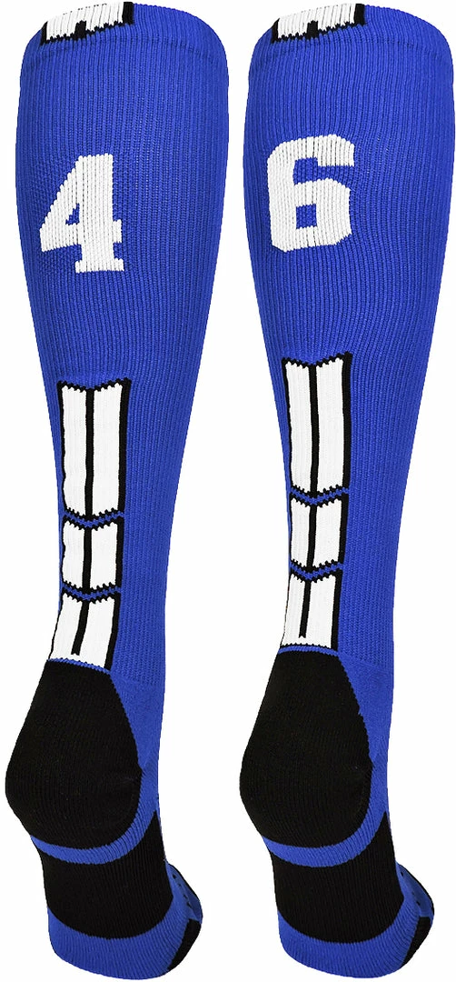 Wholesale ๐ MadSportsStuff โพ Baseball ๐งฆ Socks Royal Player ID Custom Number Over The Calf ๐งฆ Socks For ๐ฅ Softball โพ Baseball Football Boys And ๐ง Girls ๐ 84 MadSportsStuff Baseball Socks Royal Player ID Custom Number Over The Calf Socks For Softball Baseball Football Boys And Girls