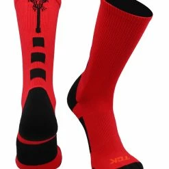 TCK Midline Lacrosse Logo Crew Socks