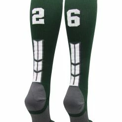 Best Pirce ๐ MadSportsStuff Dark Green Player ID Custom Number Over The Calf ๐งฆ Socks For ๐ฅ Softball โพ Baseball Football Boys And ๐ง Girls ๐ฅ Softball ๐งฆ Socks ๐คฉ 209 MadSportsStuff Dark Green Player ID Custom Number Over The Calf Socks For Softball Baseball Football Boys And Girls Softball Socks