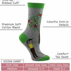 WHD Bird Watcher Socks For Women Gift For Bird Lovers