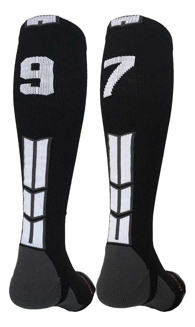 Outlet โ MadSportsStuff ๐ฅ Softball ๐งฆ Socks Black Player ID Custom Number Over The Calf ๐งฆ Socks For ๐ฅ Softball โพ Baseball Football Boys And ๐ง Girls ๐ 33 MadSportsStuff Softball Socks Black Player ID Custom Number Over The Calf Socks For Softball Baseball Football Boys And Girls