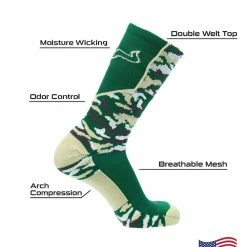 Buy ๐ฅฐ TCK Sports University Of South Florida Bulls ๐งฆ Socks Woodland Camo Crew All Schools ๐ 8 TCK Sports University Of South Florida Bulls Socks Woodland Camo Crew All Schools