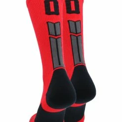 Promo ๐ MadSportsStuff Red And Black Player ID Custom Number Crew ๐งฆ Socks For ๐ Basketball Lacrosse Volleyball Boys And ๐ง Girls Volleyball ๐งฆ Socks โจ 110 MadSportsStuff Red And Black Player ID Custom Number Crew Socks For Basketball Lacrosse Volleyball Boys And Girls Volleyball Socks